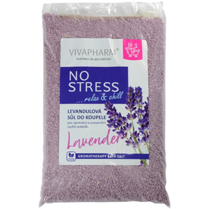 Vivaco VivaPharm Levandulová sůl do koupele NO STRESS 1000 g
