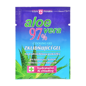 Vivaco Zklidňující gel s Aloe vera 97% VIVAPHARM - vzorek 4 ml