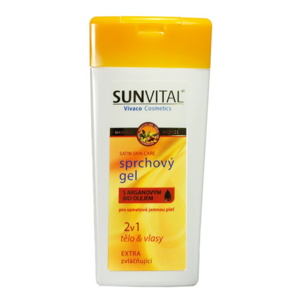 Vivaco Zvláčňující sprchový gel s arganovým olejem 2v1 SUN VITAL 200 ml