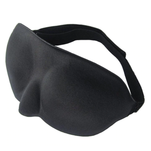 BrainMax Anatomicky tvarovaná maska na spaní (černá)