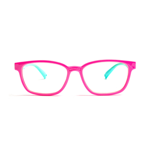 BrainMax Dětské brýle CUBE blokující 15% modrého světla (růžovo-zelené)