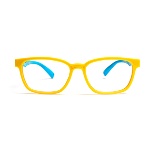 BrainMax Dětské brýle CUBE blokující 35% modrého světla (žluto-modré)