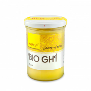 Wolfberry - Přepuštěné máslo Ghí BIO, 400 ml *CZ-BIO-001 certifikát